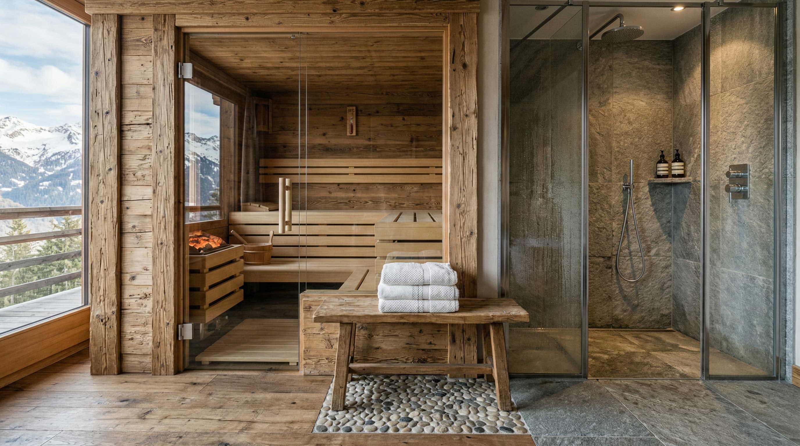 Chalet contemporain, quatre chambres — photo 5