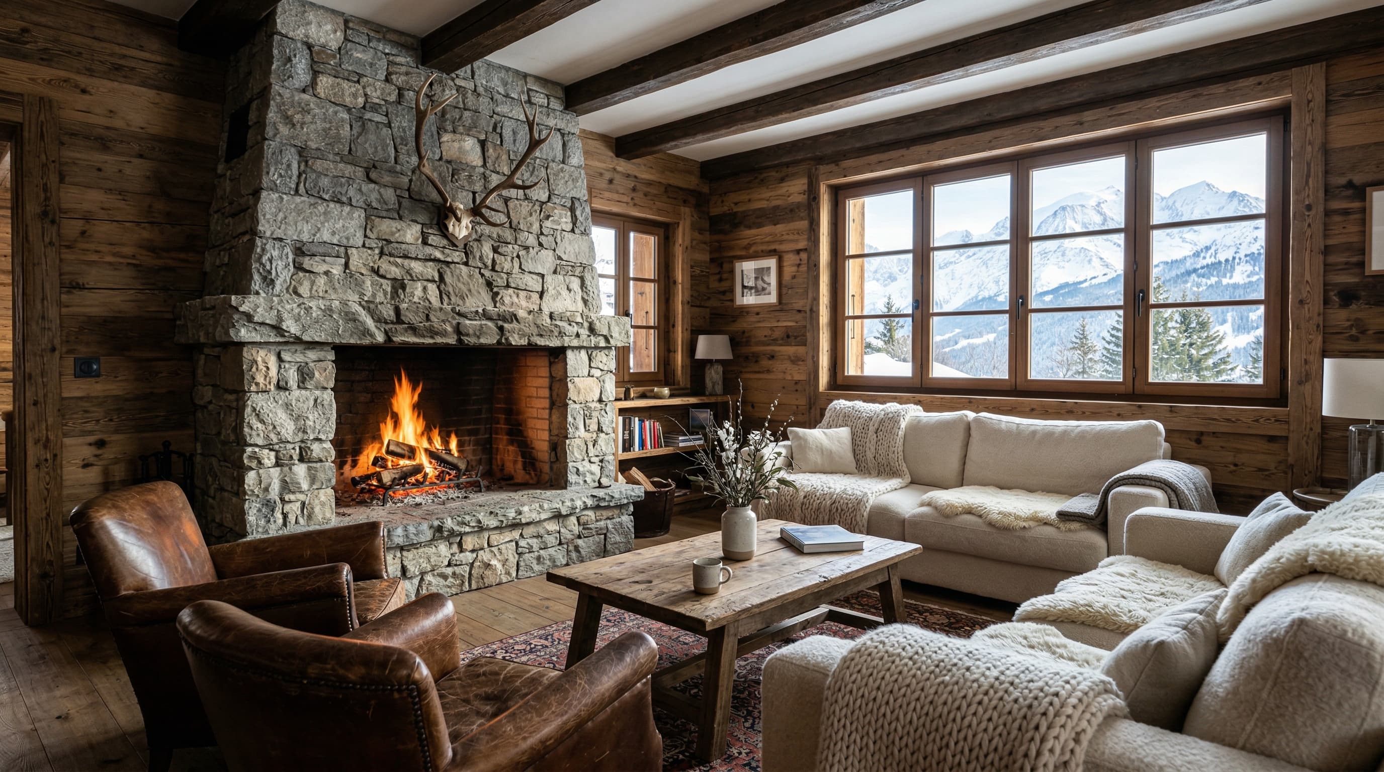 Chalet rénové, centre Megève — photo 2