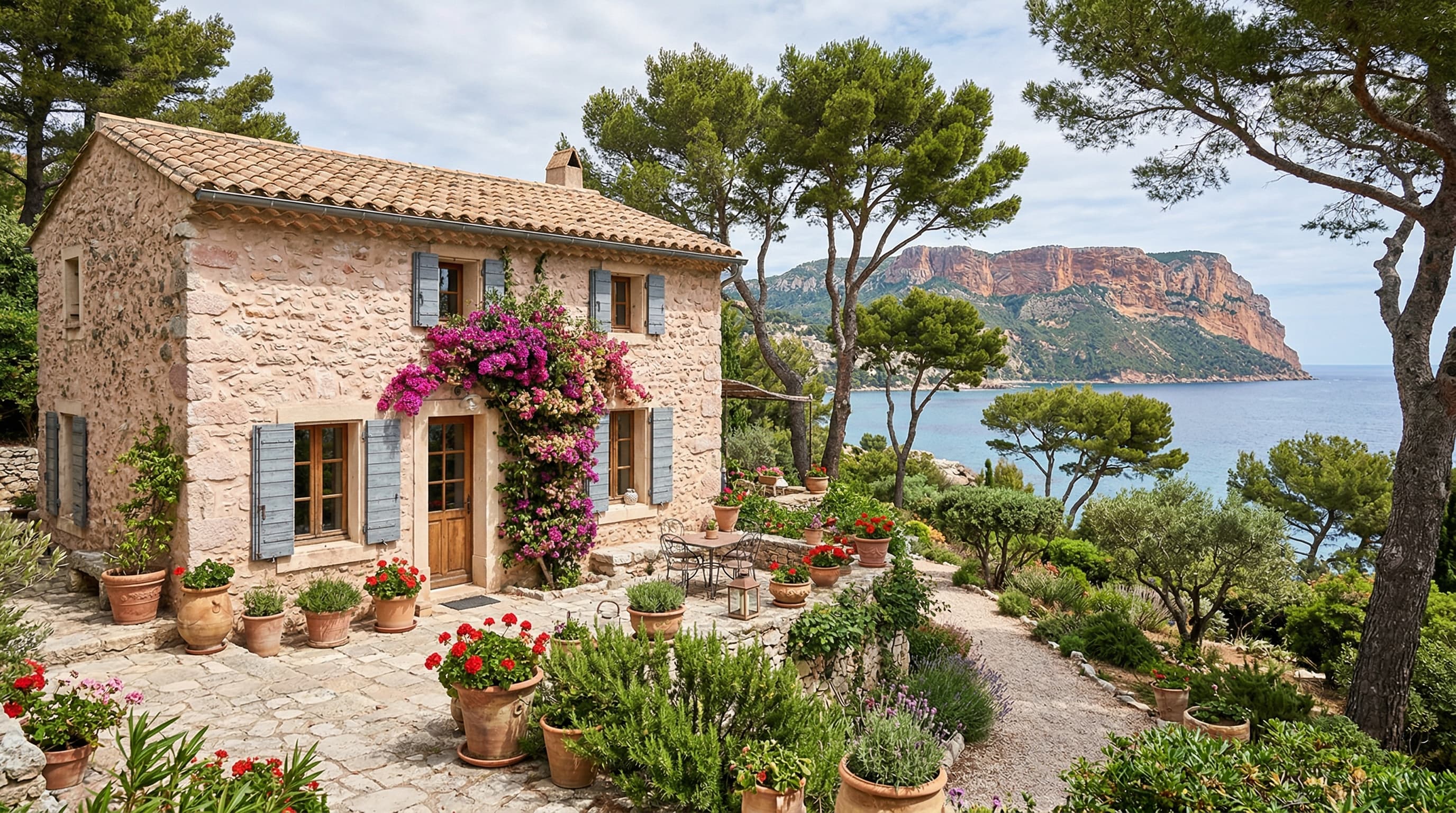 Mazet avec vue, Cassis