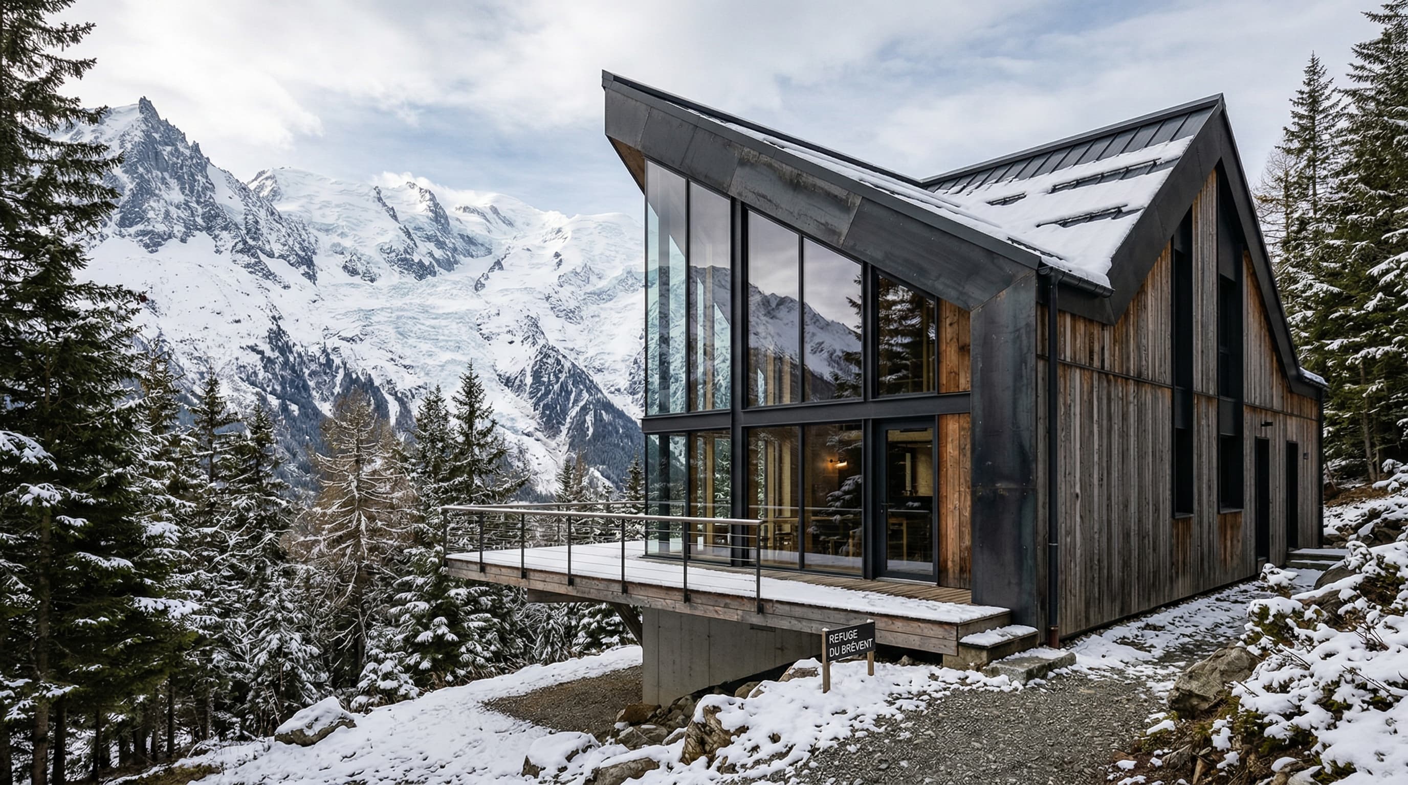 Refuge contemporain, Chamonix